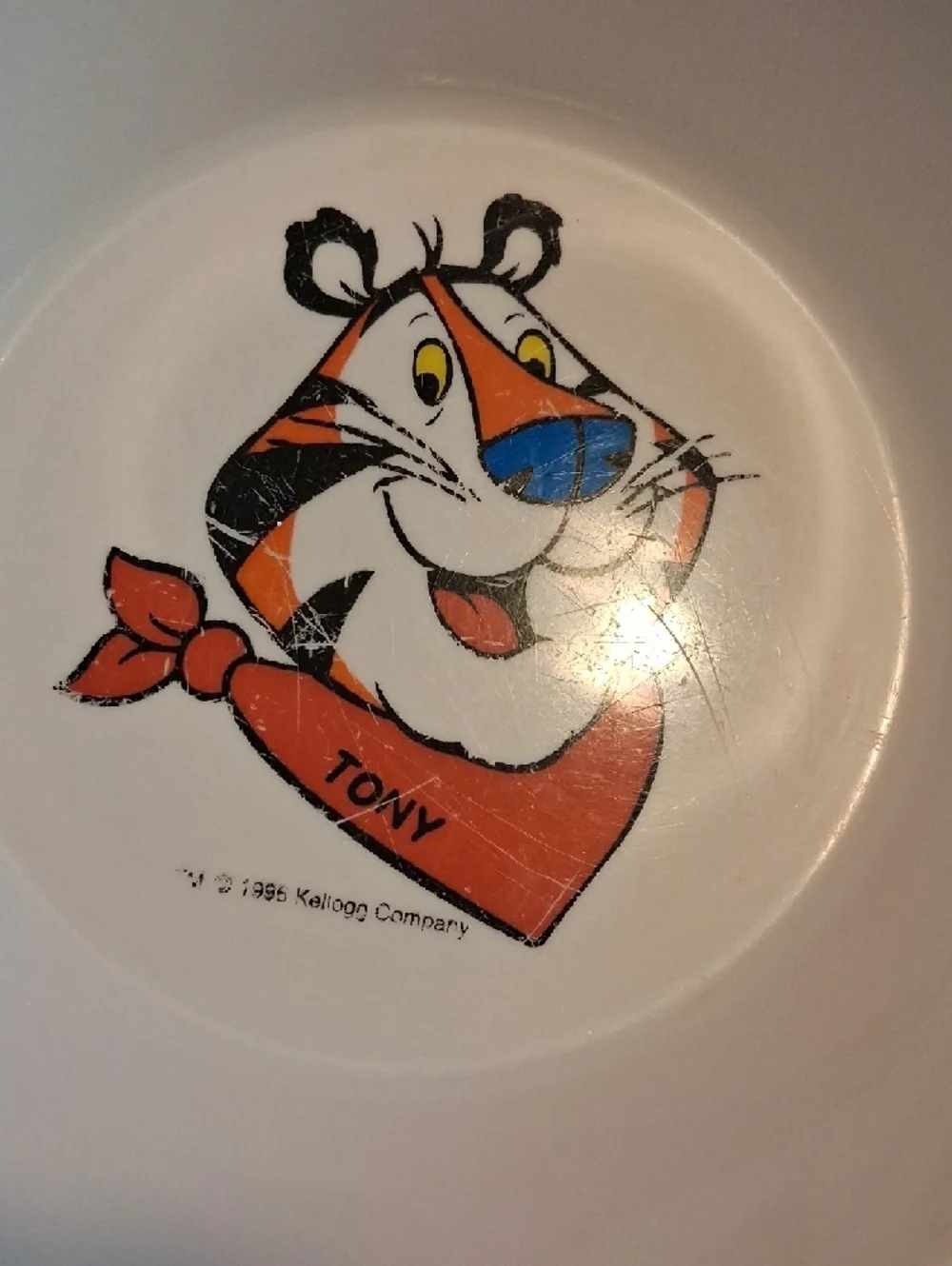 1990s Kellogg's Tony the Tiger And Snap, Crackle,Pop Breakfast Bowls - Set of 2